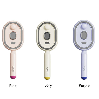 Electric Steam Hair Brush with Red Light & Nano Mist
