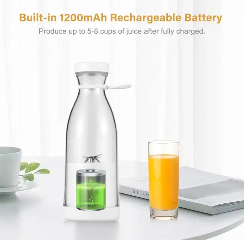 Mini Juicer Cup Fresh Juice Mini Fast Portable Blender for Juice, Shakes and Smoothies, Electric USB Juicer Blender